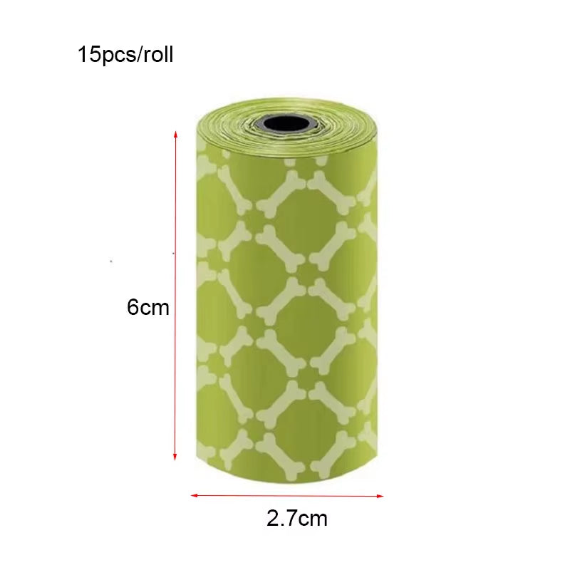 5Rolls 10Rolls Degradable Cat Dog Poop Bags Outdoor House for Dogs Clean Refill Garbage Bag Dog Accessories Thickened Bags