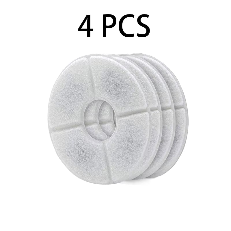 Replacement Activated Carbon Filter for Cat Water Drinking Fountain Replaced Filters Flower for Pet Dog round Fountain Dispenser