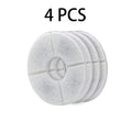 Replacement Activated Carbon Filter for Cat Water Drinking Fountain Replaced Filters Flower for Pet Dog round Fountain Dispenser