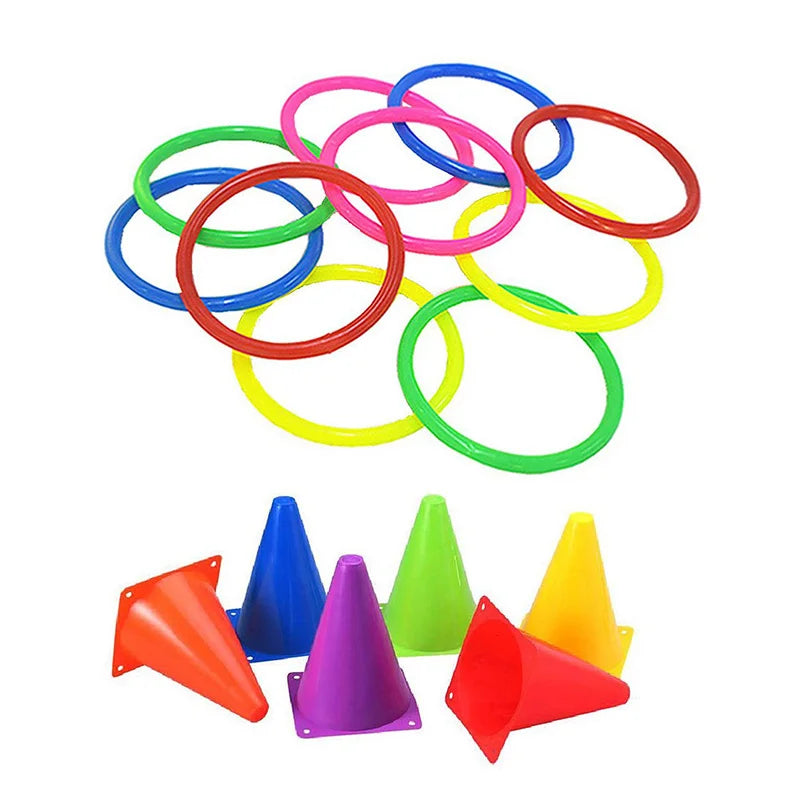 Children'S Fun Ring Throwing Game Outdoor Throwing Plastic Circle Parent-Child Interactive Competition Kids Sense Training