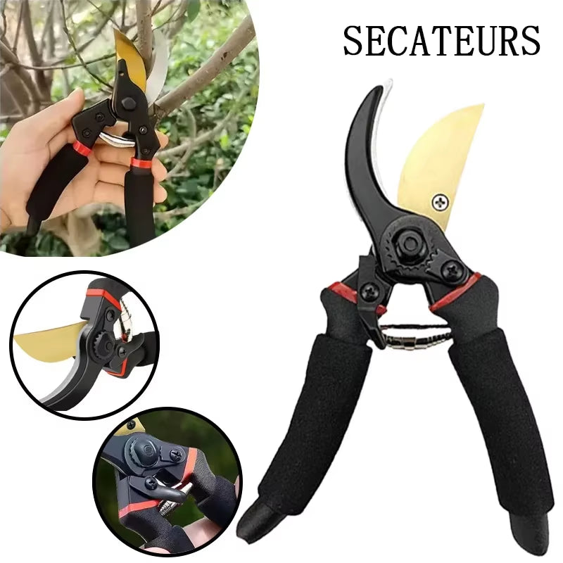 1Pc Multifunctional Pruning Shear Garden Tools Heavy Duty Ultra Sharp Hand Pruners, Professional Garden Scissors