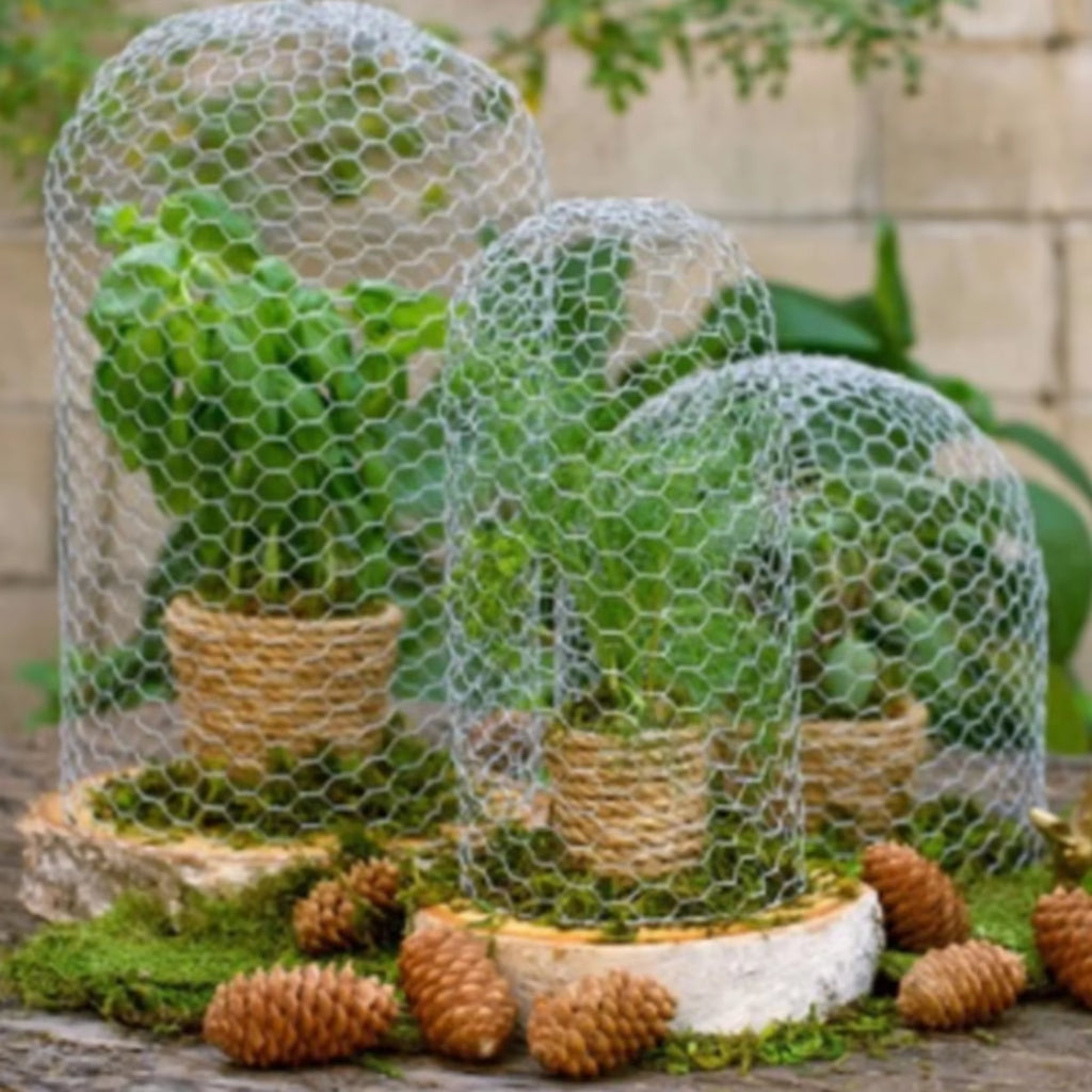 42Cmx10M Garden Fence and Crops Protective Fencing Mesh Chicken Wire Net Animal Fence Netting Mesh Fence Wire for Home Garden