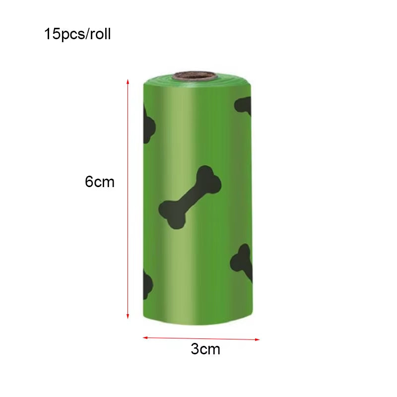5Rolls 10Rolls Degradable Cat Dog Poop Bags Outdoor House for Dogs Clean Refill Garbage Bag Dog Accessories Thickened Bags