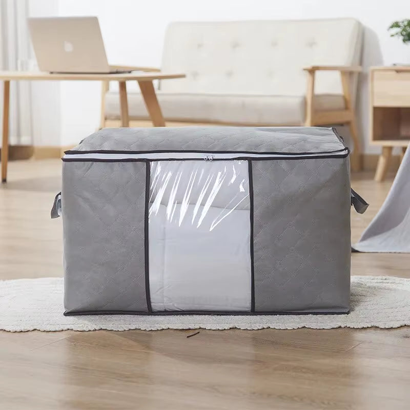 Clothes Quilt Storage Organiser Bag Luggage Moving Packing Storage Moisture-Proof Bag Non-Woven Quilt Storage Bag Packing Bag