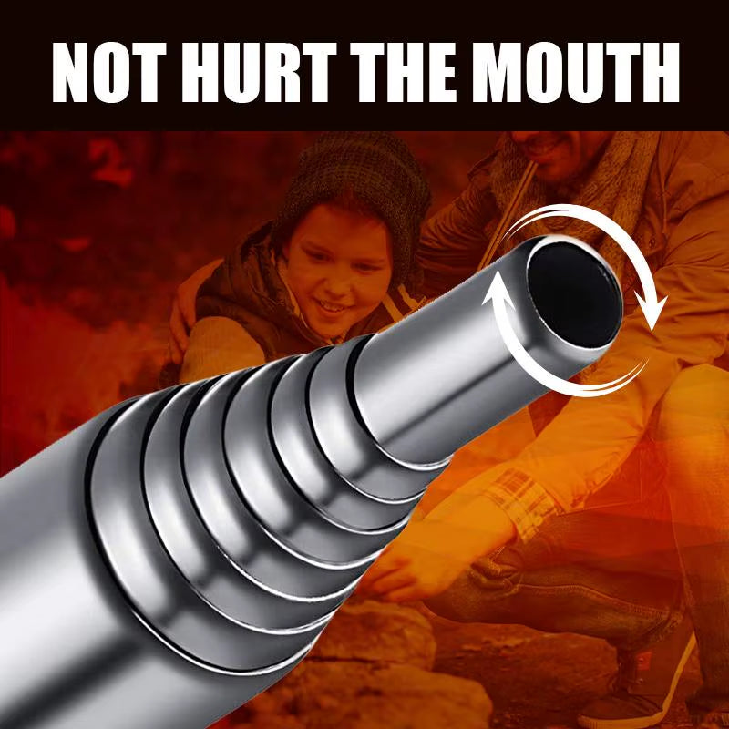 Blow Fire Tube Mouth Blowpipe Collapsible High Effective Tiny Outdoor Beach Garden Tool Camping Equipment Blowing Fire Stick