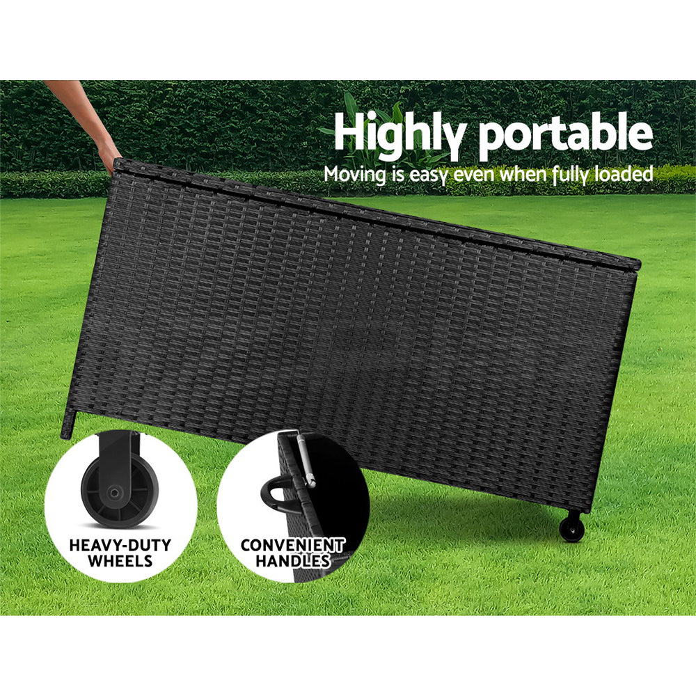 Gardeon Outdoor Storage Box Container Lockable Indoor Toy Tools Shed Garden