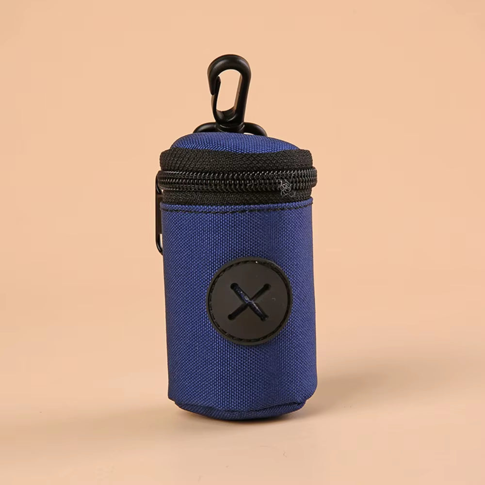 Hangable Dog Poop Bag Dispenser Zipper Portable Waste Bag Holder Cute Dogs Walking Accessory Garbage Bags Organizer Pet Supplies