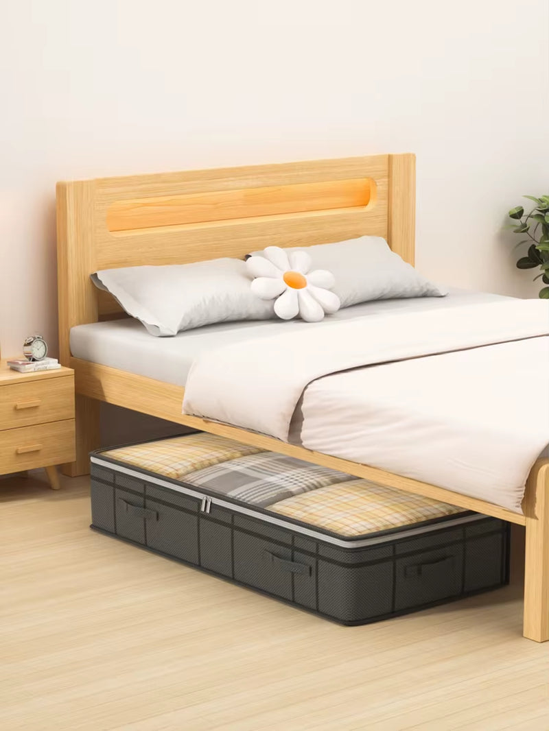 1PC Large Clothes Storage Bag under Bed Foldable Quilt Clothes Storage Bag Doggy Bag Bedroom Dormitory Organizer Bag