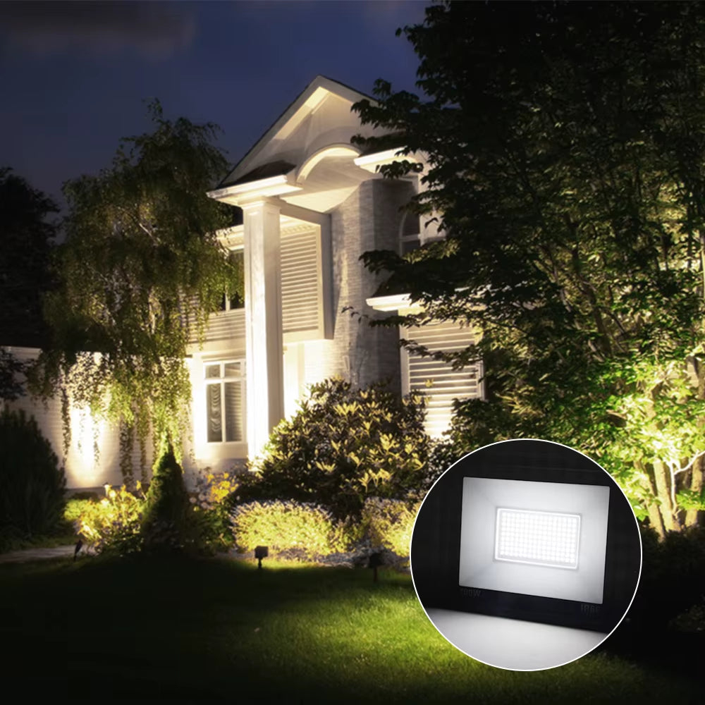 LE Floolight Outoor LE Spotlight High Brightness Outoor LE Lights 10W 20W 30W 50W 100W AC 220V Light for Garen Street Lig