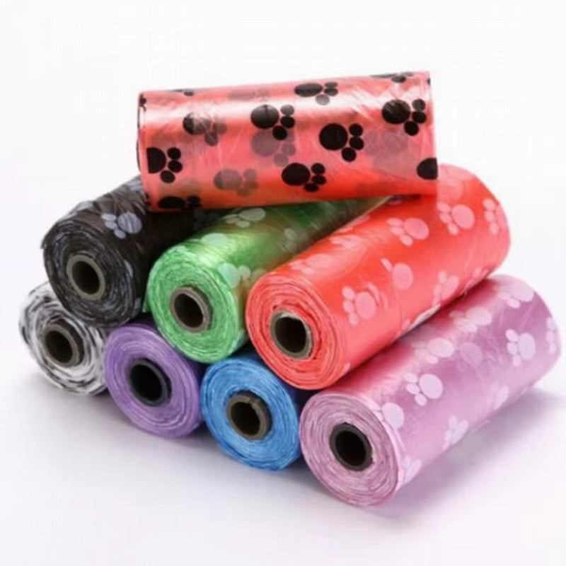 10 Rolls Dog Poop Bag Degradable Plastic Pet Dog Poop Bags for Dog Cat Toilet Clean up Outdoor Waste Garbage Cleaning Bag