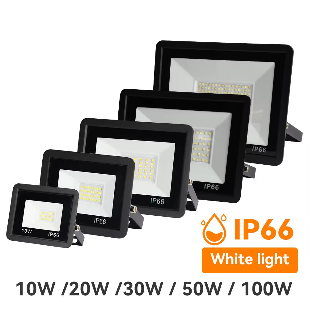 LE Floolight Outoor LE Spotlight High Brightness Outoor LE Lights 10W 20W 30W 50W 100W AC 220V Light for Garen Street Lig