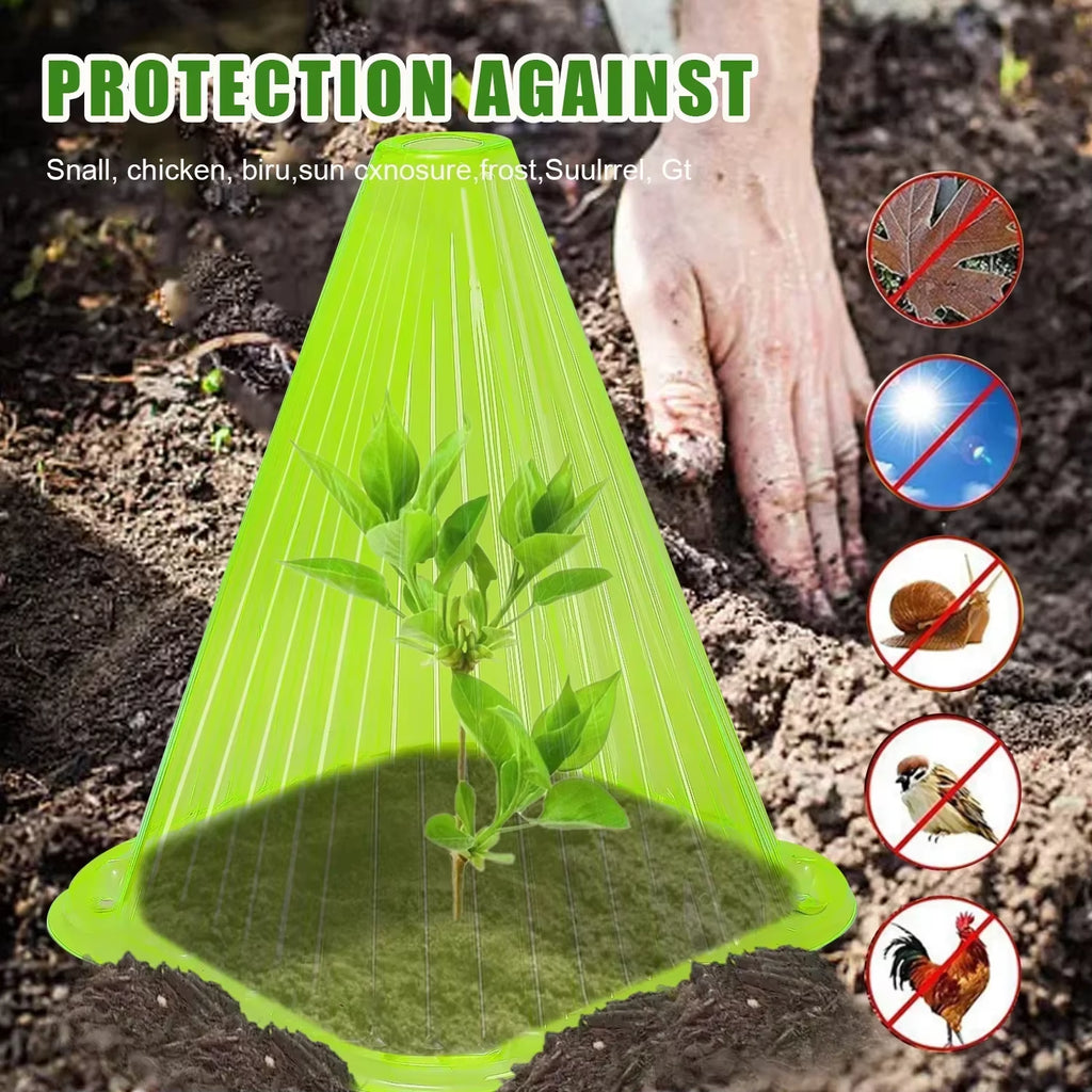 5-50Pcs Garden Plant Cloches Plant Garden Protective Cover Protected from Insects and Frost Weather Garden Tool for Lawn Care