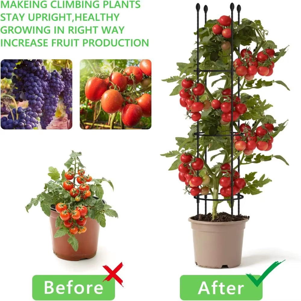 Stackable Garden Trellis Infinitely Spliceable Rose Trellis for Climbing Flowers Vegetable Indoor Outdoor