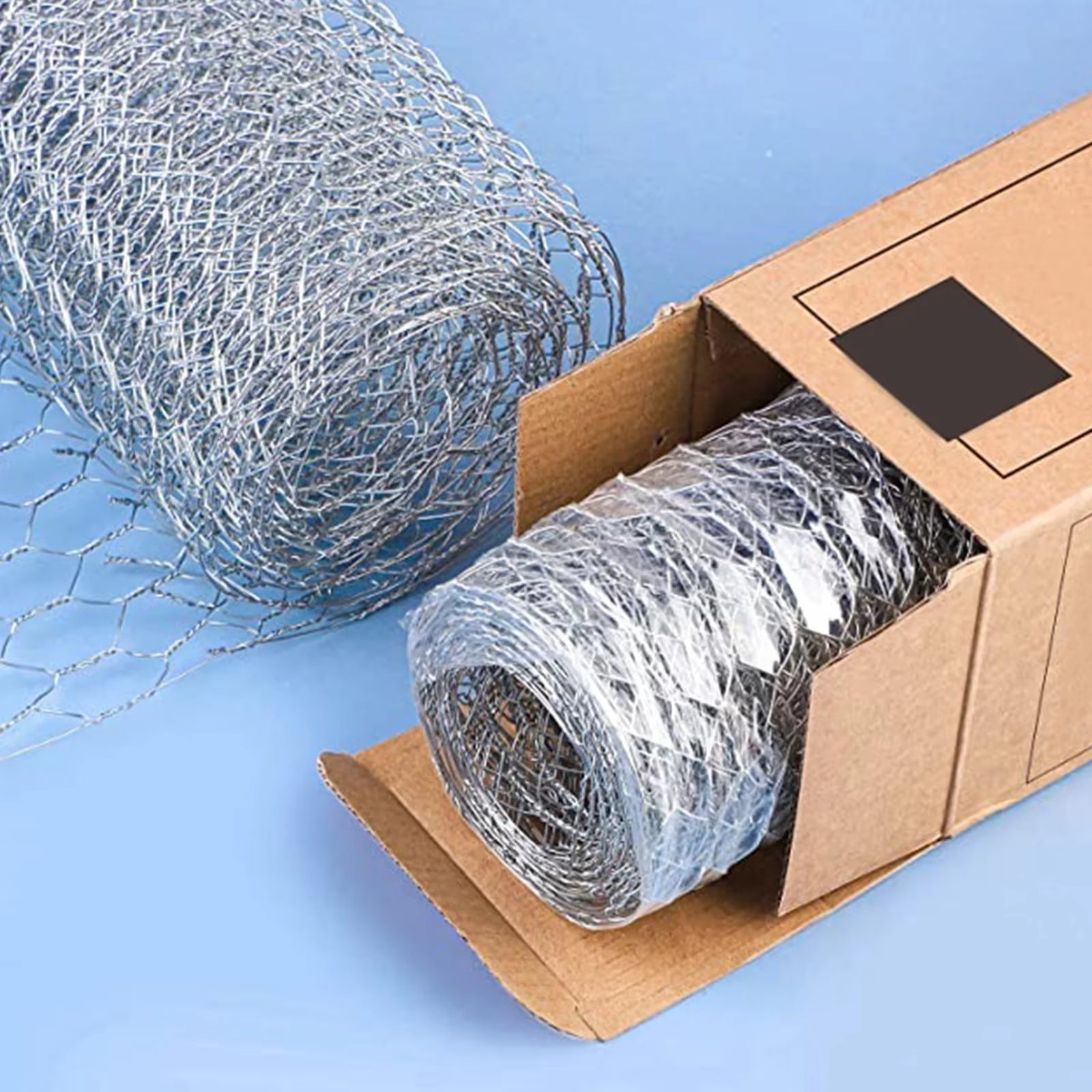 42Cmx10M Garden Fence and Crops Protective Fencing Mesh Chicken Wire Net Animal Fence Netting Mesh Fence Wire for Home Garden