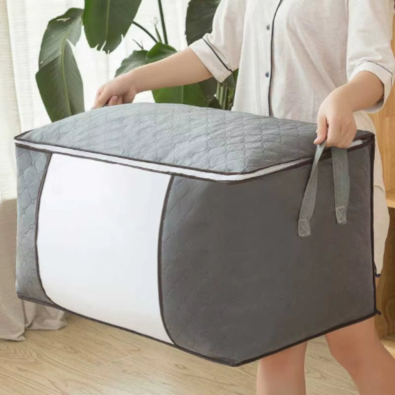 Clothes Quilt Storage Organiser Bag Luggage Moving Packing Storage Moisture-Proof Bag Non-Woven Quilt Storage Bag Packing Bag