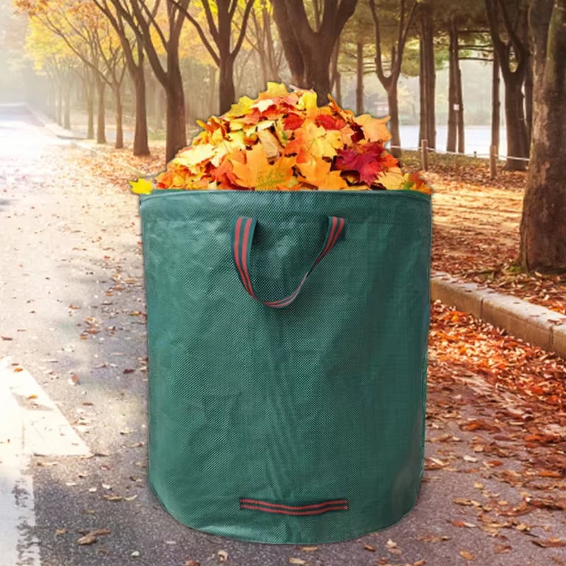 Leaf Bag Foldable Large Capacity Garden Waste Bag Reusable Garden Garbage Bag Fallen Leaves Basket Outdoor Gardening Storage Bag