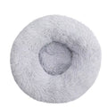 Long Plush round Pet Bed for Dogs and Cats, Winter Dog Mat, Pet Supplies