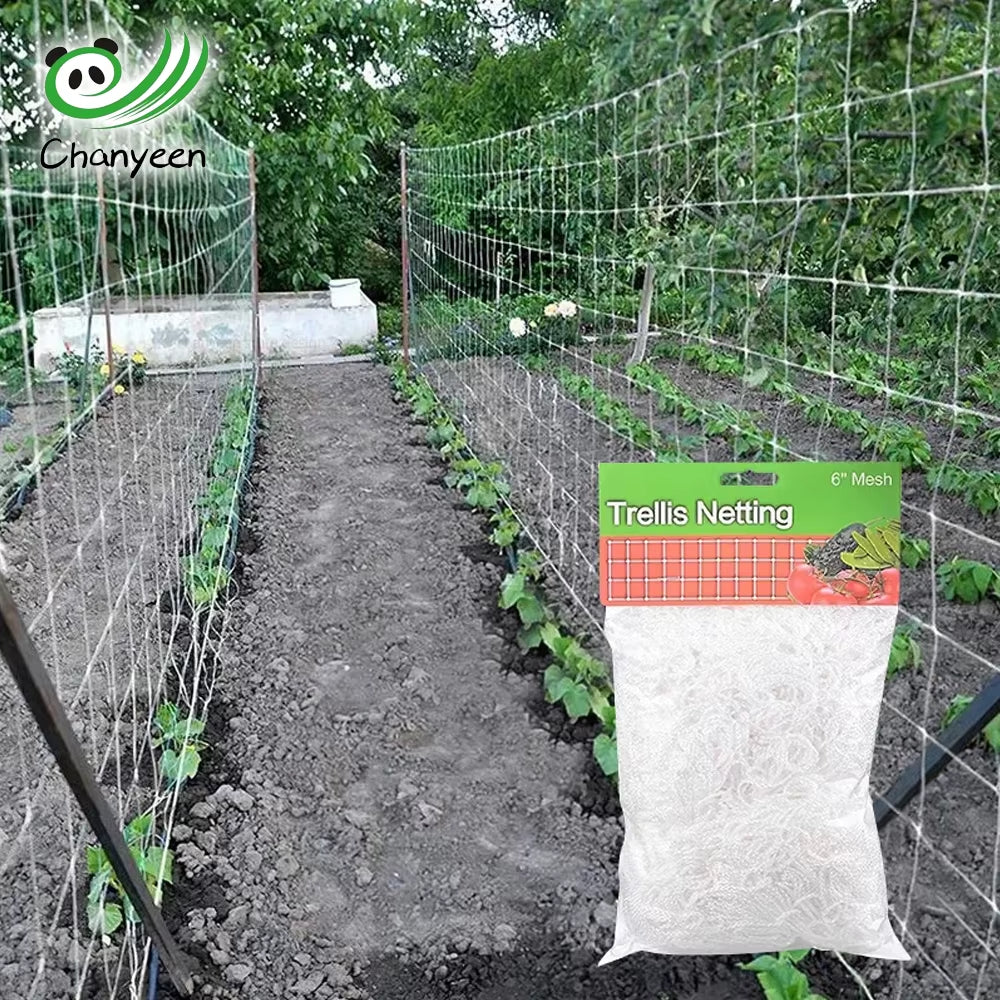 Garden Climbing Net Trellis Netting Heavy-Duty Plant Support Stand for Flowers Vegetable Vine Orchard Gardening Tools