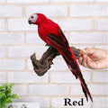 25/35Cm Handmade Simulation Parrot Creative Feather Lawn Figurine Ornament Animal Bird Garden Bird Prop Decoration Miniature